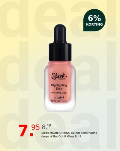 Sleek HIGHLIGHTING ELIXIR illuminating drops #She Got It Glow 8 ml