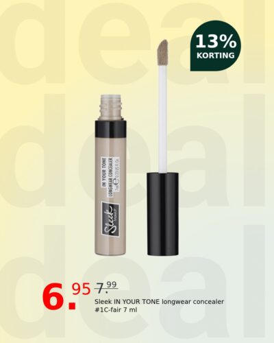 Sleek IN YOUR TONE longwear concealer #1C-fair 7 ml