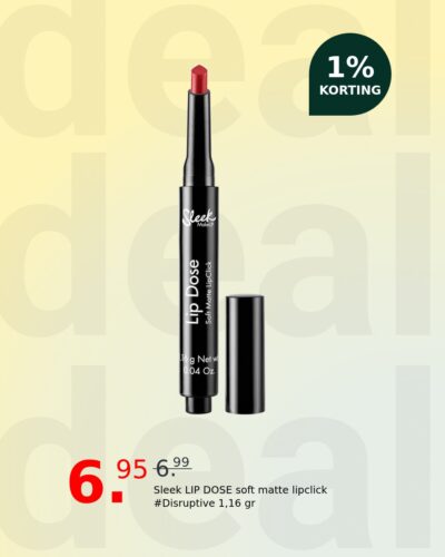 Sleek LIP DOSE soft matte lipclick #Disruptive 1,16 gr