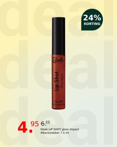Sleek LIP SHOT gloss impact #Backstabber 7.5 ml