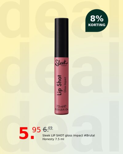 Sleek LIP SHOT gloss impact #Brutal Honesty 7.5 ml
