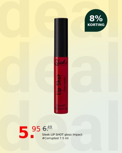 Sleek LIP SHOT gloss impact #Corrupted 7.5 ml