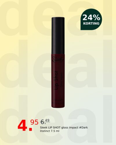 Sleek LIP SHOT gloss impact #Dark Instinct 7.5 ml