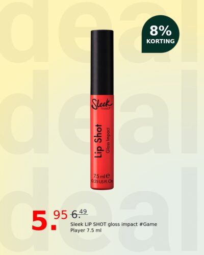 Sleek LIP SHOT gloss impact #Game Player 7.5 ml