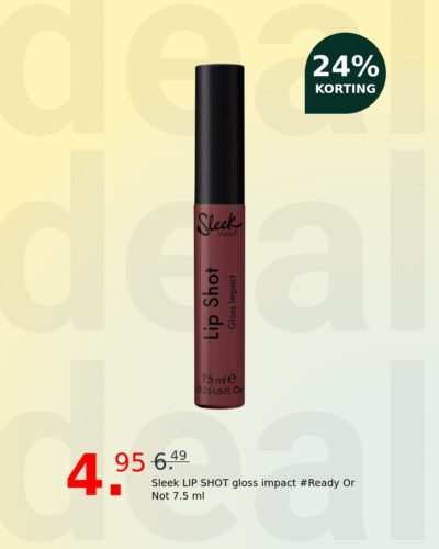 Sleek LIP SHOT gloss impact #Ready Or Not 7.5 ml