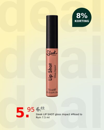 Sleek LIP SHOT gloss impact #Road to Ruin 7.5 ml