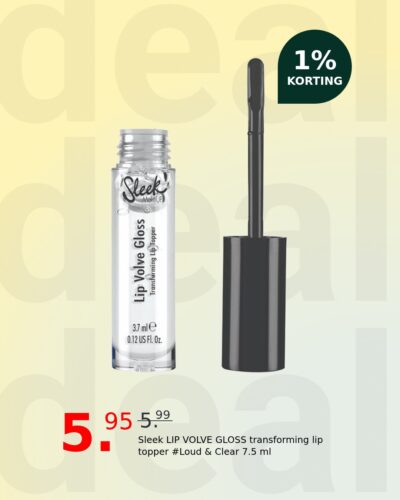 Sleek LIP VOLVE GLOSS transforming lip topper #Loud & Clear 7.5 ml