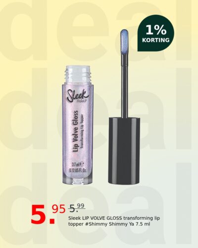 Sleek LIP VOLVE GLOSS transforming lip topper #Shimmy Shimmy Ya 7.5 ml