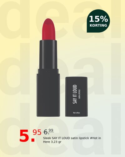 Sleek SAY IT LOUD satin lipstick #Hot in Here 3,23 gr
