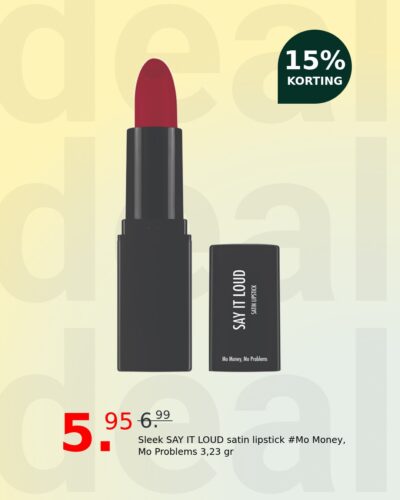 Sleek SAY IT LOUD satin lipstick #Mo Money, Mo Problems 3,23 gr