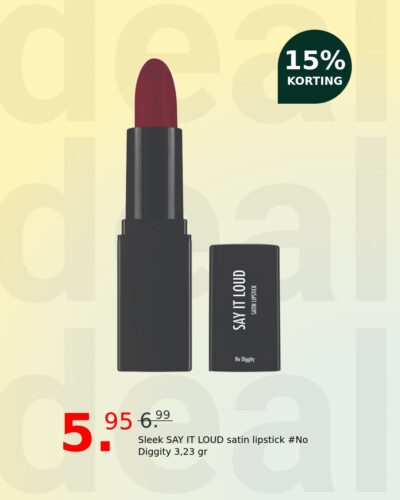 Sleek SAY IT LOUD satin lipstick #No Diggity 3,23 gr
