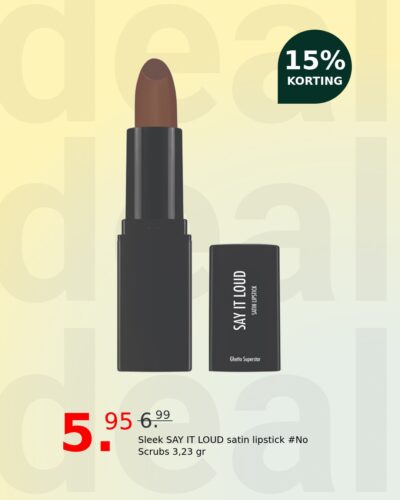 Sleek SAY IT LOUD satin lipstick #No Scrubs 3,23 gr
