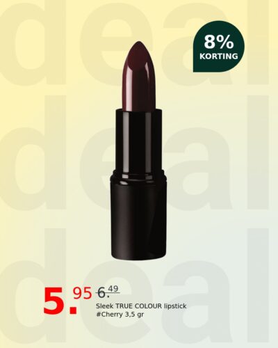 Sleek TRUE COLOUR lipstick #Cherry 3,5 gr