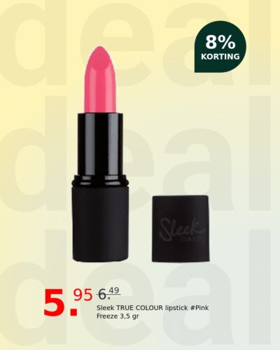 Sleek TRUE COLOUR lipstick #Pink Freeze 3,5 gr