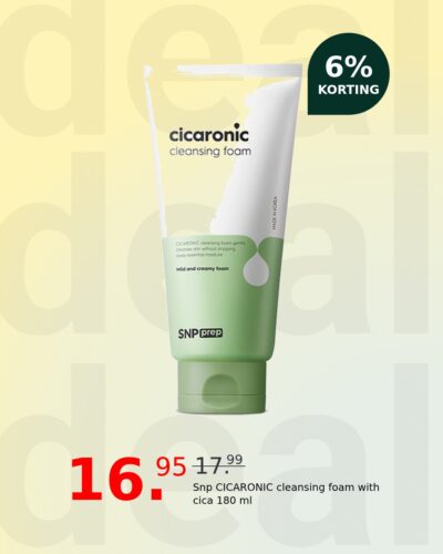 Snp CICARONIC cleansing foam with cica 180 ml