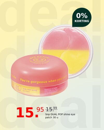 Snp DUAL POP shine eye patch 30 u