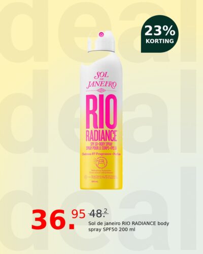 Sol de janeiro RIO RADIANCE body spray SPF50 200 ml