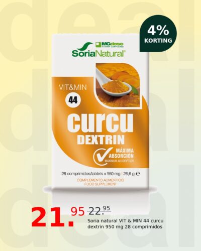 Soria natural VIT & MIN 44 curcu dextrin 950 mg 28 comprimidos