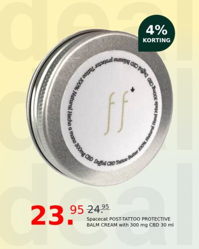 Spacecat POST-TATTOO PROTECTIVE BALM CREAM with 300 mg CBD 30 ml