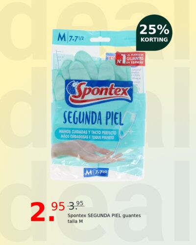 Spontex SEGUNDA PIEL guantes talla M