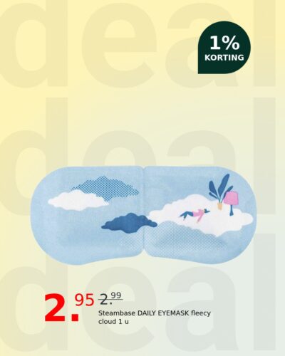 Steambase DAILY EYEMASK fleecy cloud 1 u