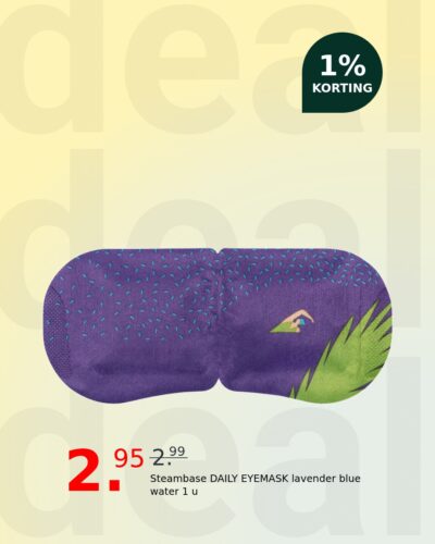 Steambase DAILY EYEMASK lavender blue water 1 u