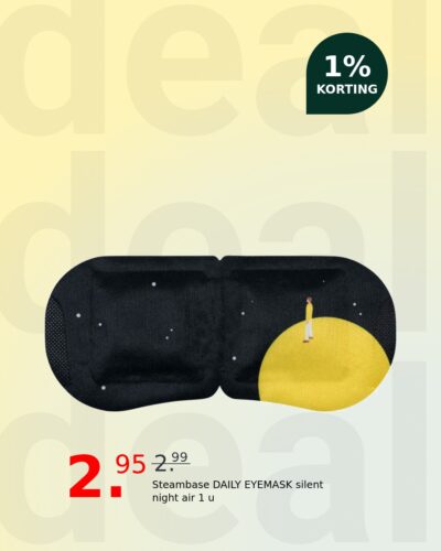Steambase DAILY EYEMASK silent night air 1 u