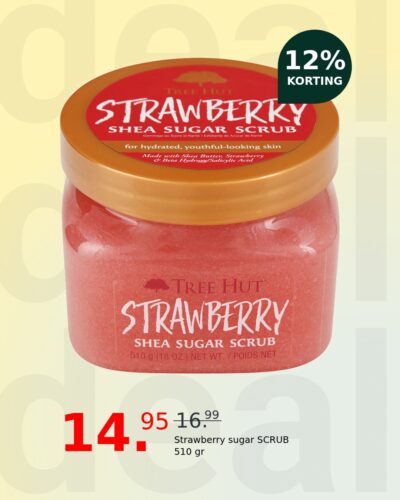 Strawberry sugar SCRUB 510 gr