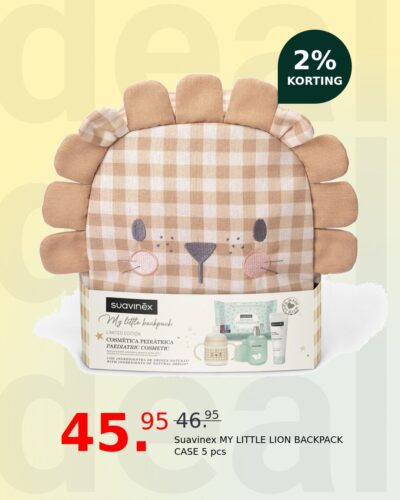 Suavinex MY LITTLE LION BACKPACK CASE 5 pcs