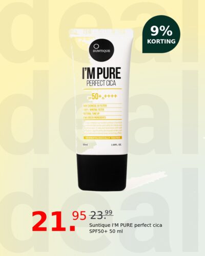 Suntique I'M PURE perfect cica SPF50+ 50 ml