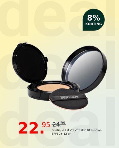 Suntique I'M VELVET skin fit cushion SPF50+ 12 gr