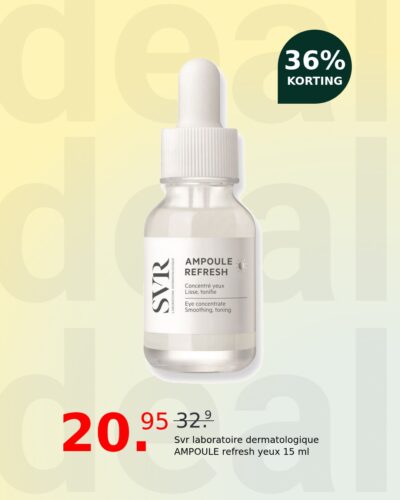 Svr laboratoire dermatologique AMPOULE refresh yeux 15 ml