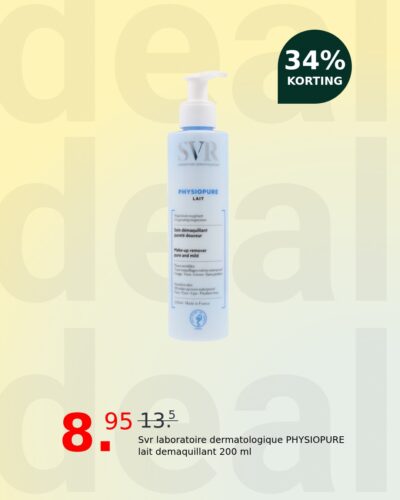 Svr laboratoire dermatologique PHYSIOPURE lait demaquillant 200 ml