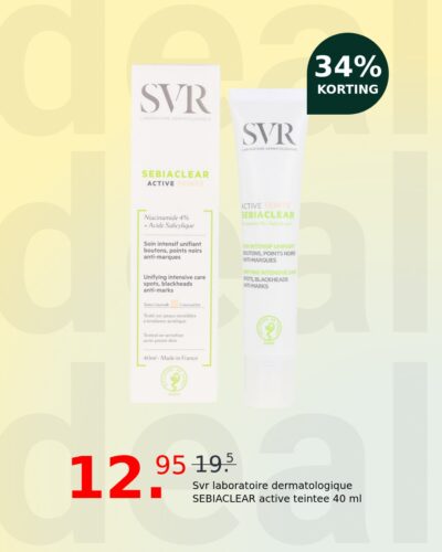 Svr laboratoire dermatologique SEBIACLEAR active teintee 40 ml