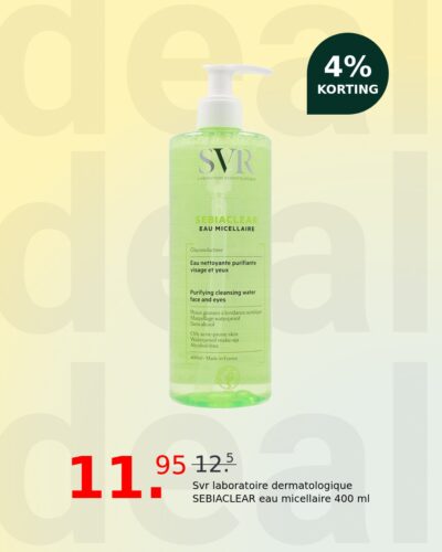 Svr laboratoire dermatologique SEBIACLEAR eau micellaire 400 ml