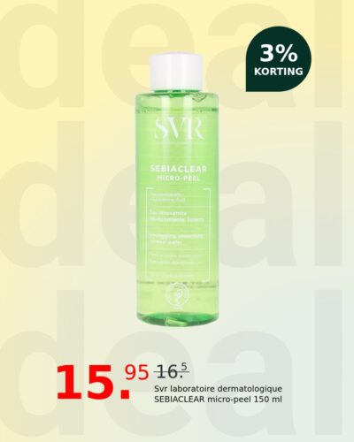 Svr laboratoire dermatologique SEBIACLEAR micro-peel 150 ml