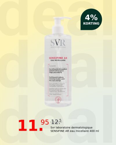 Svr laboratoire dermatologique SENSIFINE AR eau micellaire 400 ml