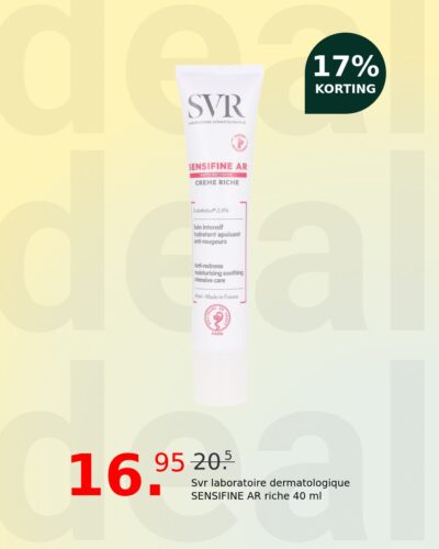 Svr laboratoire dermatologique SENSIFINE AR riche 40 ml