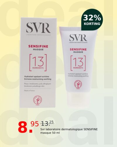 Svr laboratoire dermatologique SENSIFINE masque 50 ml