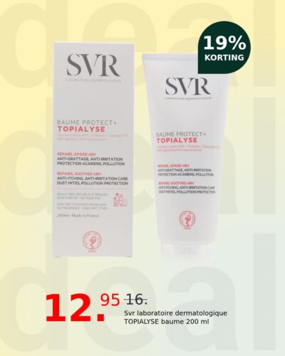 Svr laboratoire dermatologique TOPIALYSE baume 200 ml