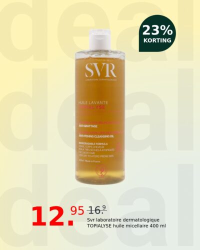 Svr laboratoire dermatologique TOPIALYSE huile micellaire 400 ml