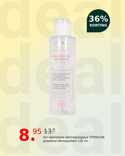 Svr laboratoire dermatologique TOPIALYSE palpébral démaquillant 125 ml