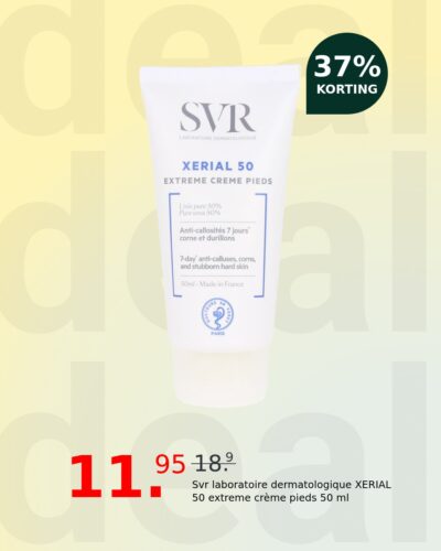 Svr laboratoire dermatologique XERIAL 50 extreme crème pieds 50 ml