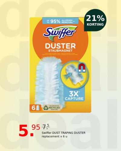Swiffer DUST TRAPING DUSTER replacement x 6 u