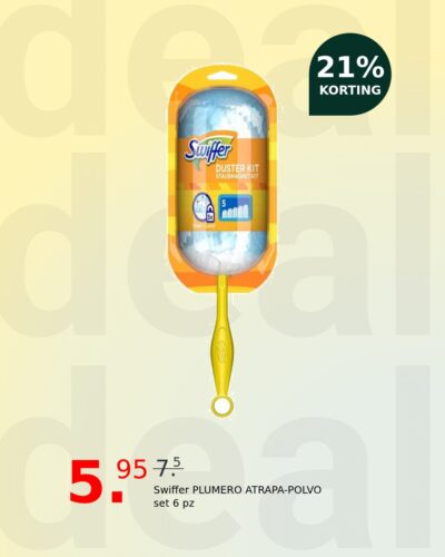 Swiffer PLUMERO ATRAPA-POLVO set 6 pz