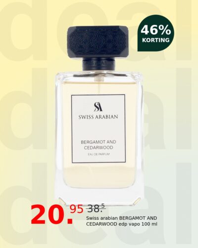 Swiss arabian BERGAMOT AND CEDARWOOD edp vapo 100 ml
