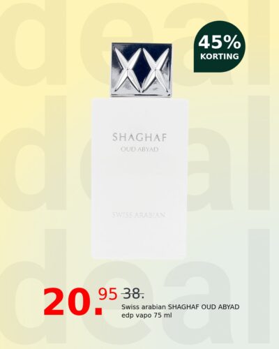Swiss arabian SHAGHAF OUD ABYAD edp vapo 75 ml