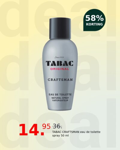 TABAC CRAFTSMAN eau de toilette spray 50 ml