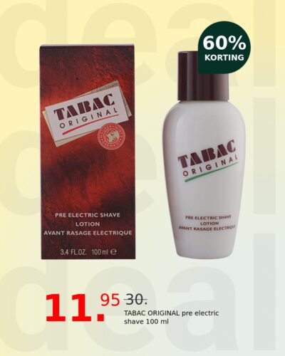 TABAC ORIGINAL pre electric shave 100 ml