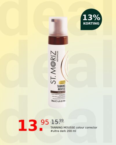 TANNING MOUSSE colour corrector #ultra dark 200 ml